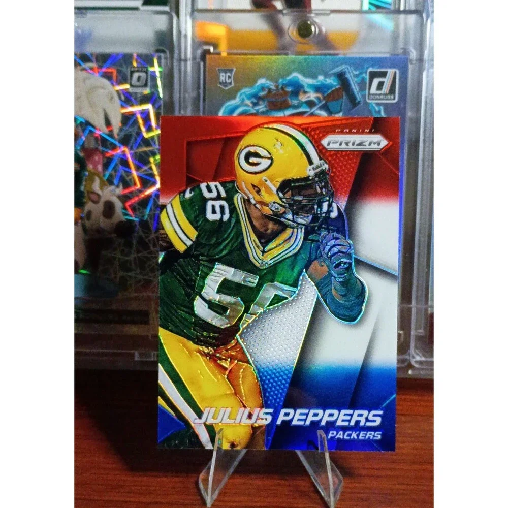 2014 Panini Prizm - Julius Peppers #92 Red White & Blue Prizm